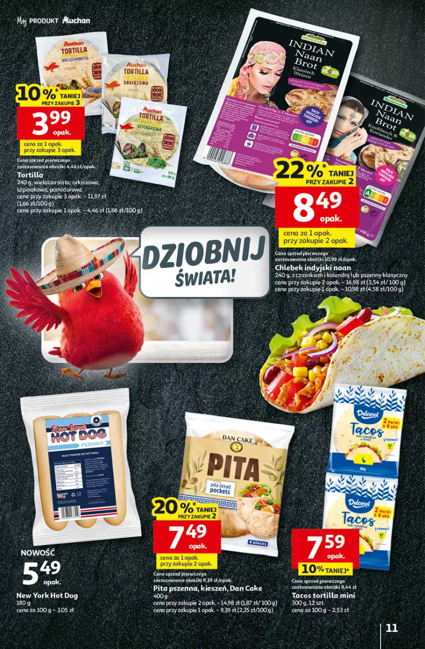 Gazetka promocyjna Auchan - 30 Lat Hipermarket - ważna 29.01 do 04.02.2026 - strona 11 - produkty: Fa, Fairy, Hot dog, K2, Por, Tortilla