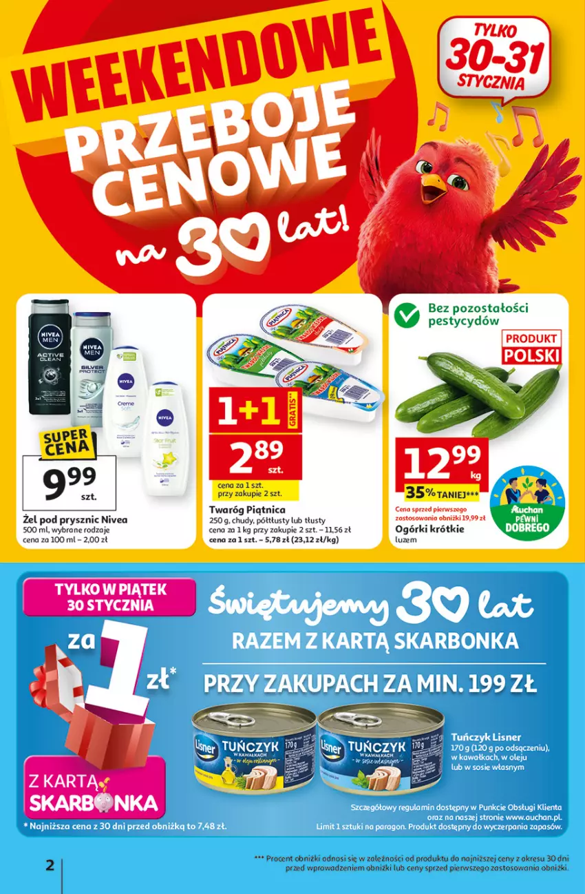 Gazetka promocyjna Auchan - 30 Lat Hipermarket - ważna 29.01 do 04.02.2026 - strona 2 - produkty: Nivea, Piątnica