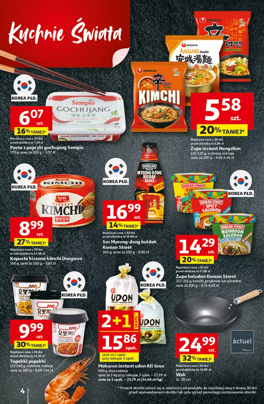 Gazetka promocyjna Auchan - 30 Lat Hipermarket - ważna 29.01 do 04.02.2026 - strona 4 - produkty: Koc, Makaron, Zupa