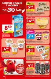 Gazetka promocyjna Auchan - 30 Lat Hipermarket - Gazetka - ważna od 04.02 do 04.02.2026 - strona 20 - produkty: Masło klarowane, Ser, Gin, Gra, Jogurt, Rolmlecz, Serek homogenizowany, Serek, Bakoma, Deser, Finuu, Masło, Mleko, Fa