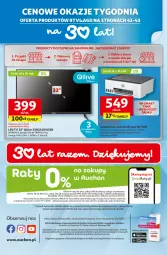 Gazetka promocyjna Auchan - 30 Lat Hipermarket - Gazetka - ważna od 04.02 do 04.02.2026 - strona 45 - produkty: LED TV, Top, Gra, Kosz, Tera, Tusz, Urządzenie wielofunkcyjne, HD ready, HP