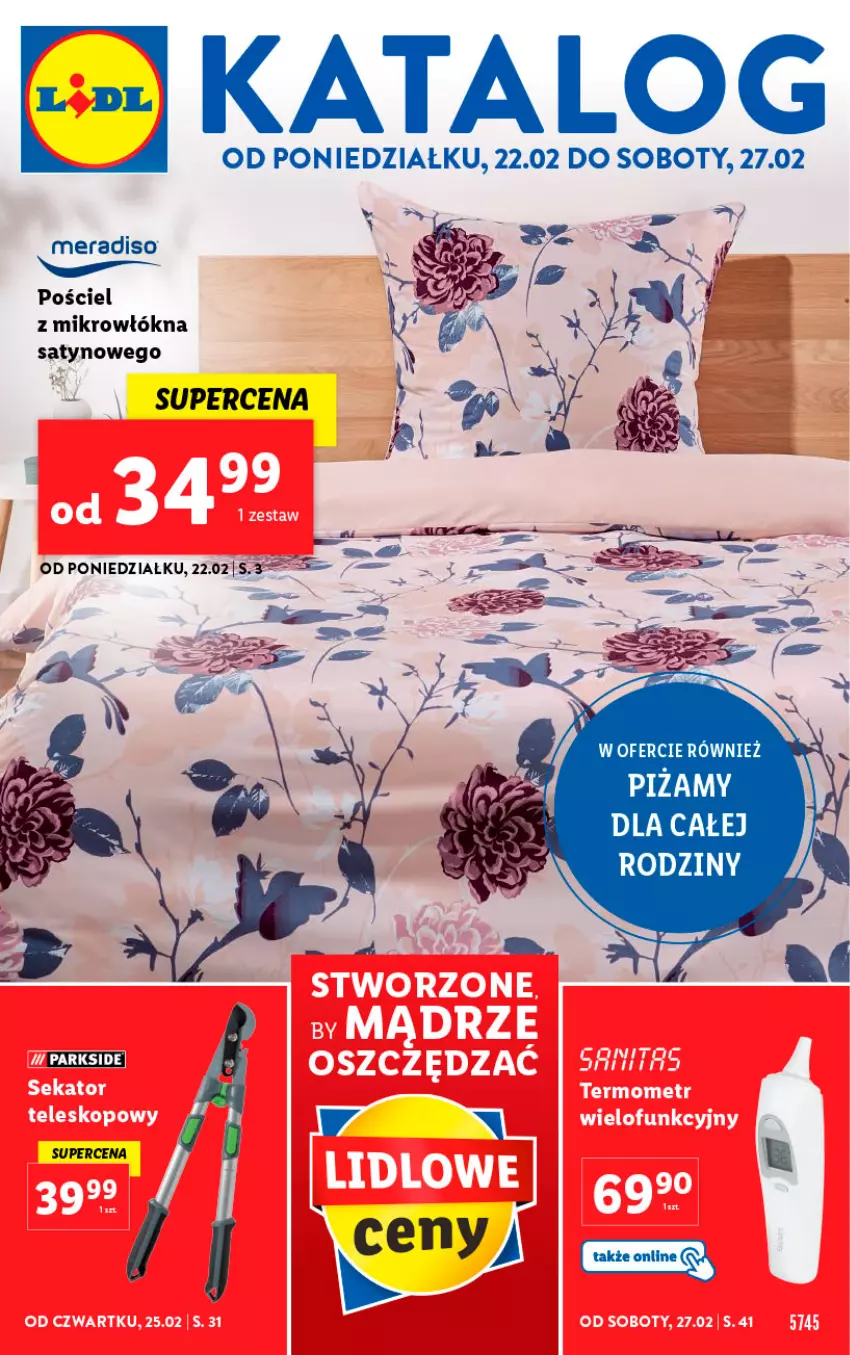 Gazetka promocyjna Lidl - GAZETKA - ważna 22.02 do 27.02.2021 - strona 1