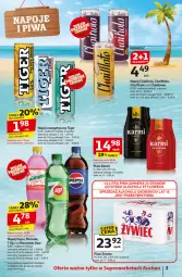Gazetka promocyjna Auchan - NA LATO JAK ZNALAZŁ Supermarket - Gazetka - ważna od 09.07 do 09.07.2025 - strona 3 - produkty: Piwa, Piwo, Gra, Napój energetyczny, Mirinda, Pepsi, Tiger, Karmi, Napój, LG