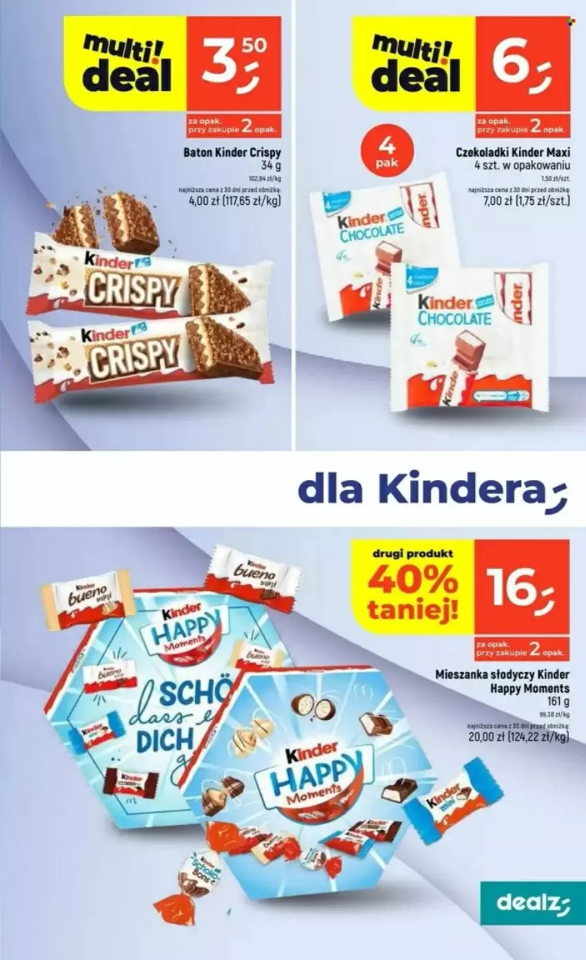 Gazetka promocyjna Dealz - ważna 22.05 do 28.05.2025 - strona 45 - produkty: Kinder, Moments