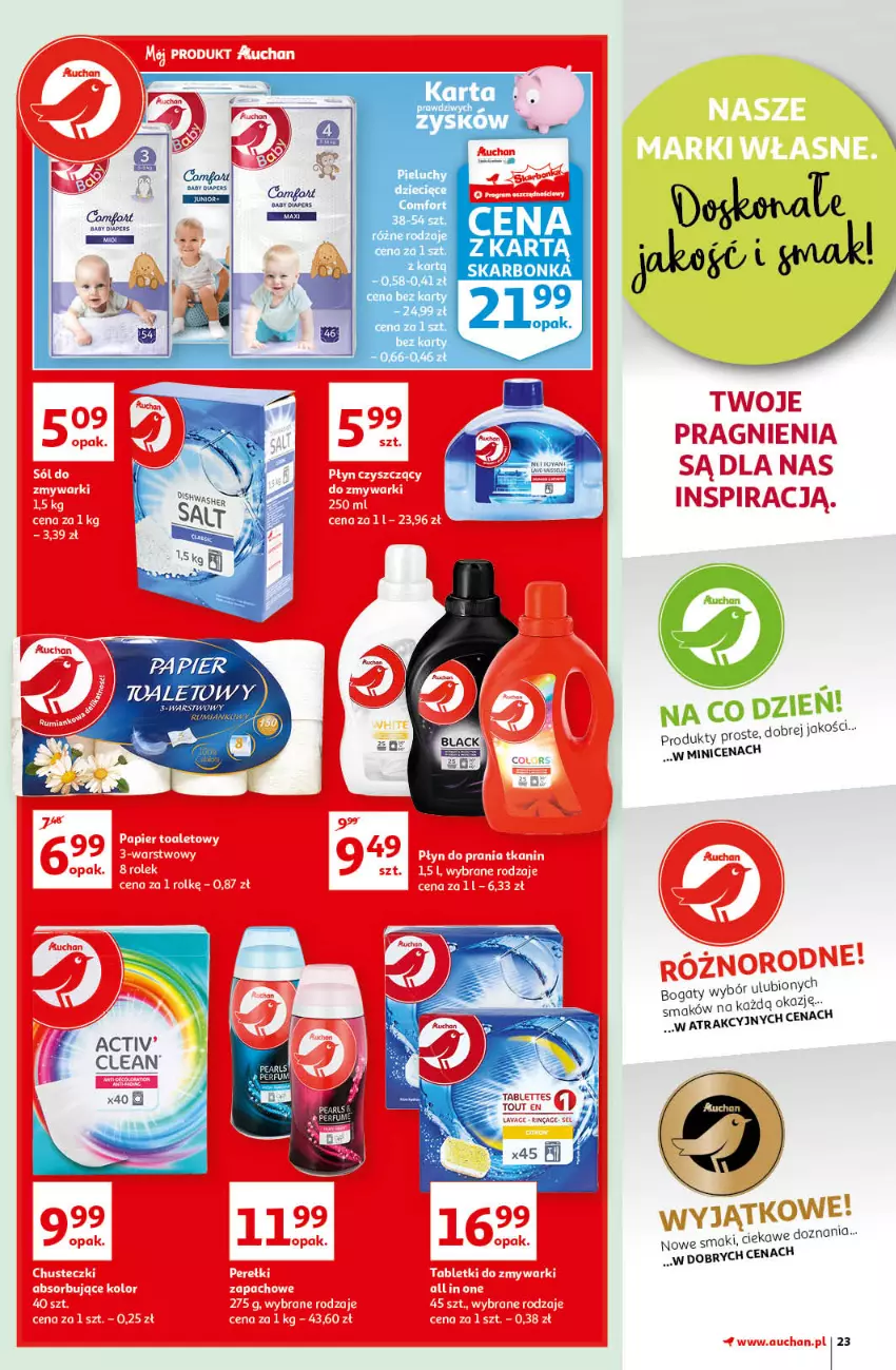 Gazetka promocyjna Auchan - Magic Birds Hipermarkety - ważna 15.04 do 21.04.2021 - strona 23 - produkty: Papier