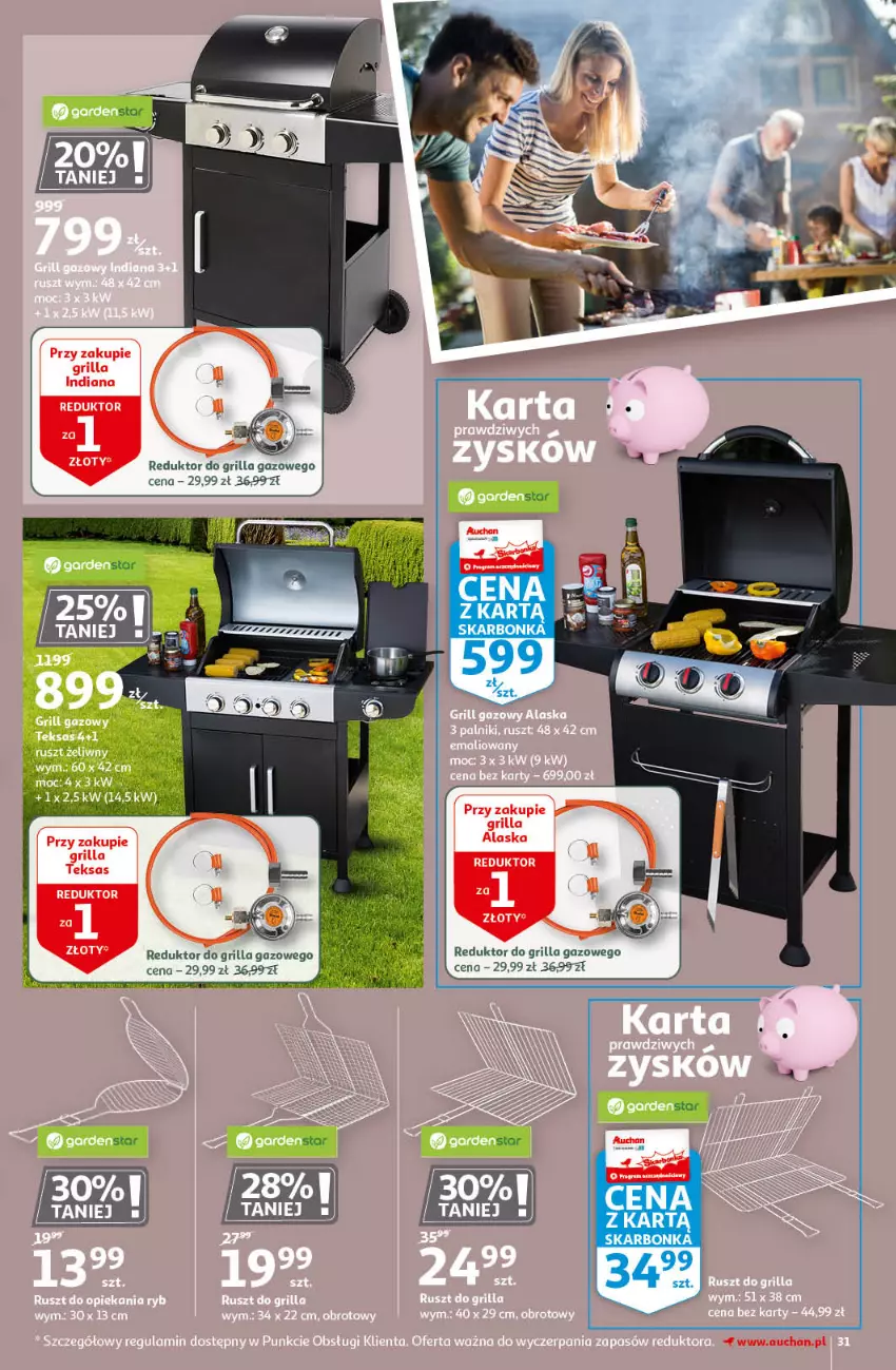 Gazetka promocyjna Auchan - Magic Birds Hipermarkety - ważna 15.04 do 21.04.2021 - strona 31 - produkty: Fa, Grill