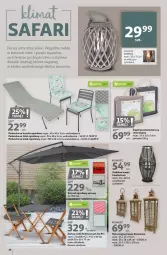 Gazetka promocyjna Auchan - Magic Birds Hipermarkety - Gazetka - ważna od 21.04 do 21.04.2021 - strona 26 - produkty: Krzesło ogrodowe, Latarnia, Por, Stolik, Parasol, Krzesło, Fotel, Poduszka, Lampa, Meble, Fa