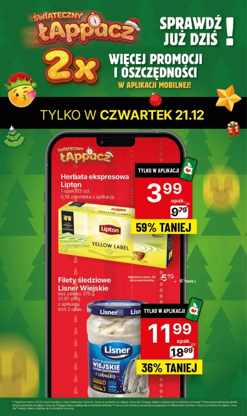 Gazetka promocyjna Delikatesy Centrum - NOWA GAZETKA Delikatesy Centrum od 21 grudnia! 21-24.12.2023 - ważna 21.12 do 24.12.2023 - strona 3 - produkty: Lisner, Rum, Torebka