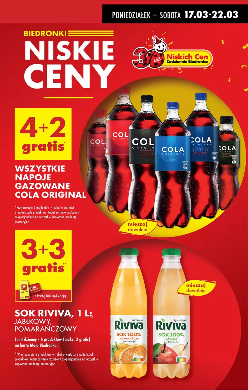 Gazetka promocyjna Biedronka - Od Poniedziałku - ważna 17.03 do 22.03.2025 - strona 15 - produkty: Gin, Gra, Napoje, Por, Sok