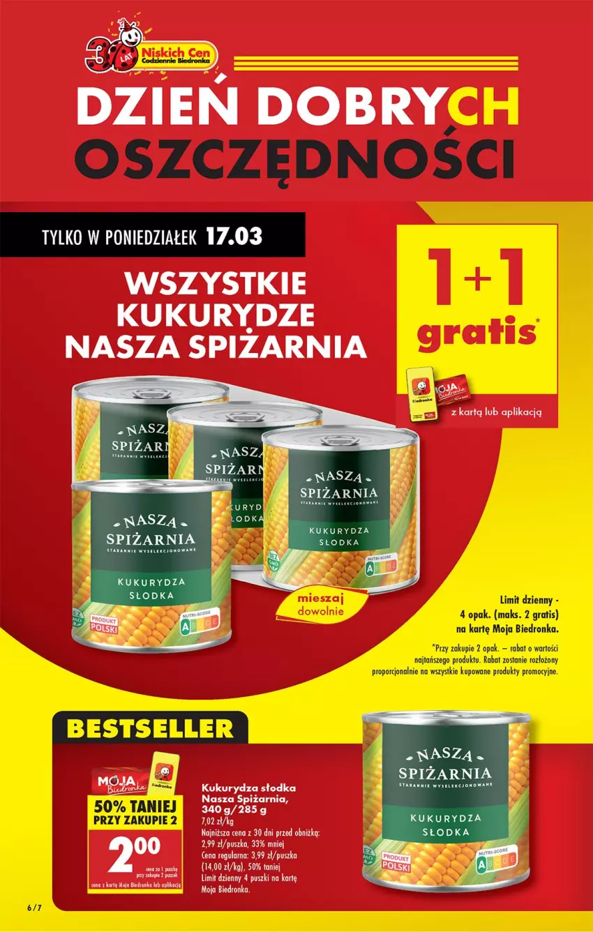 Gazetka promocyjna Biedronka - Od Poniedziałku - ważna 17.03 do 22.03.2025 - strona 8 - produkty: Gra, Kukurydza, Por