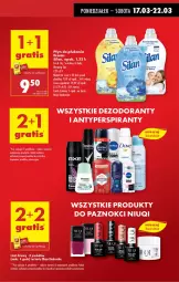 Gazetka promocyjna Biedronka - Od Poniedziałku - Gazetka - ważna od 22.03 do 22.03.2025 - strona 17 - produkty: Por, Gra, Dezodorant, Silan, Płyn do płukania, Wino, Antyperspirant, Niuqi