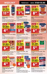 Gazetka promocyjna Biedronka - Od Poniedziałku - Gazetka - ważna od 22.03 do 22.03.2025 - strona 35 - produkty: Krakus, Gra, Salami, Bell, Kiełbasa krakowska, Mielonka tyrolska, Parówki, Prosciutto, Szynka, Pieprz, Morliny, Boczek, Kiełbasa, Orka, Olewnik, Kiełbasa śląska, Fa