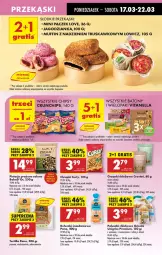 Gazetka promocyjna Biedronka - Od Poniedziałku - Gazetka - ważna od 22.03 do 22.03.2025 - strona 47 - produkty: Pistacje, Pączek, Por, Grissini, Chipsy, Tortilla, Bułeczki, Chrupki, Sezam, Crunchips, Baton, Danio, Chleb, Jagodzianka, Fa