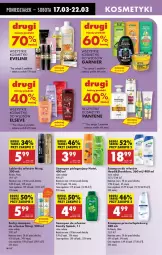 Gazetka promocyjna Biedronka - Od Poniedziałku - Gazetka - ważna od 22.03 do 22.03.2025 - strona 62 - produkty: Elseve, Pantene, Eveline, Szampon, Garnier, Lakier do włosów, Nuty, Be Be, Suchy szampon, Niuqi, Lakier, Fa