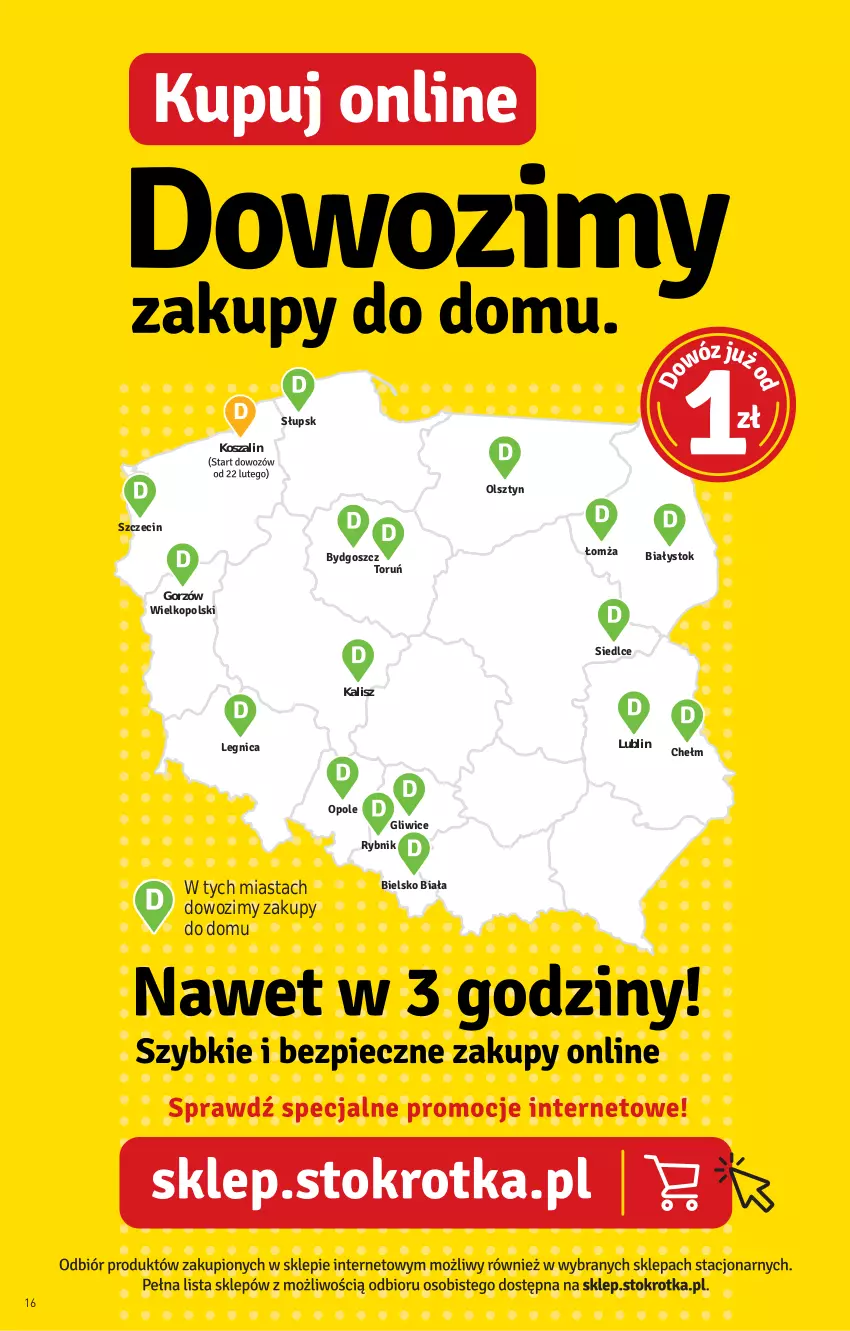 Gazetka promocyjna Stokrotka - Supermarket - ważna 18.02 do 24.02.2021 - strona 16 - produkty: HP, Kosz, Szal