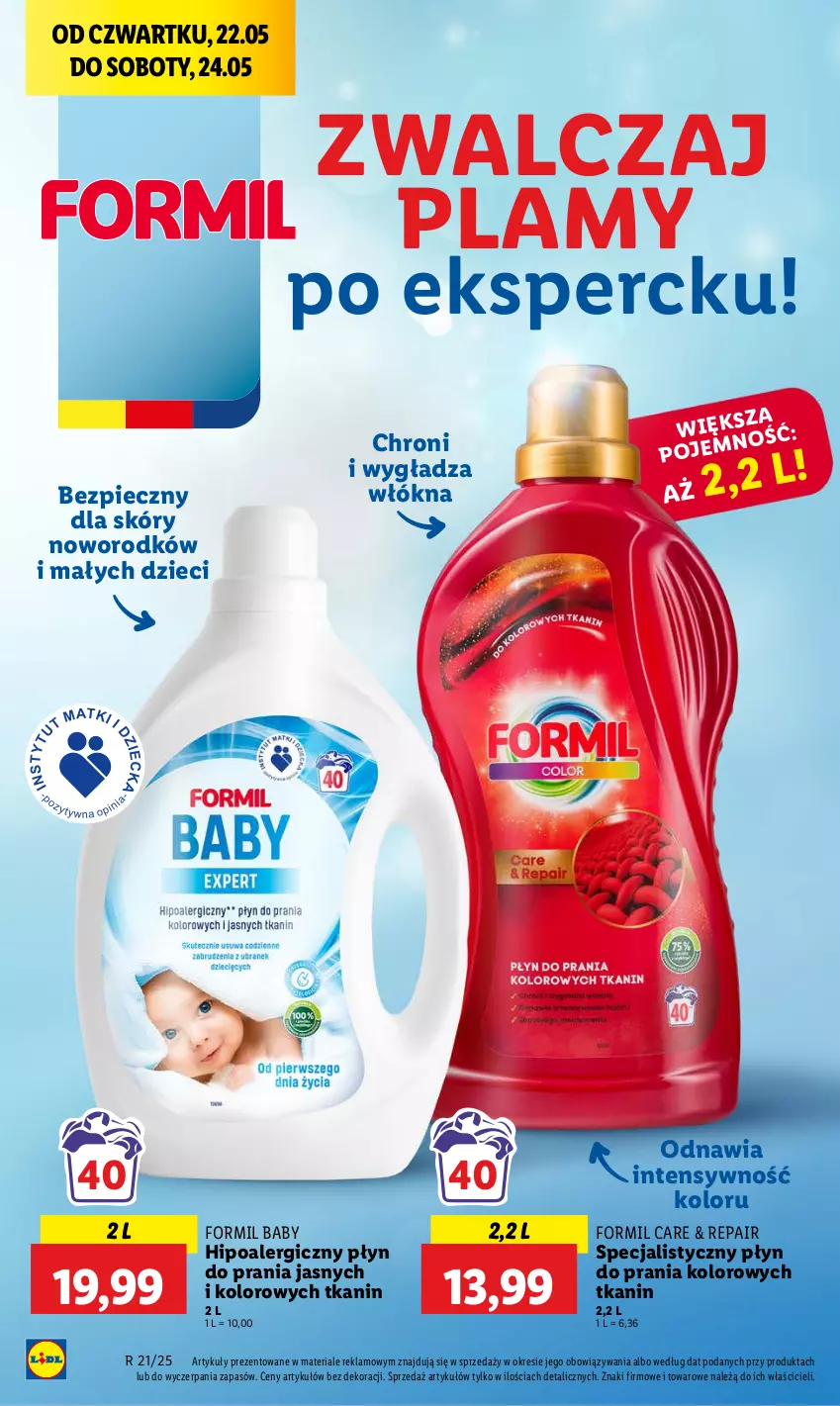 Gazetka promocyjna Lidl - GAZETKA - ważna 22.05 do 24.05.2025 - strona 56 - produkty: Dzieci, Piec, Płyn do prania