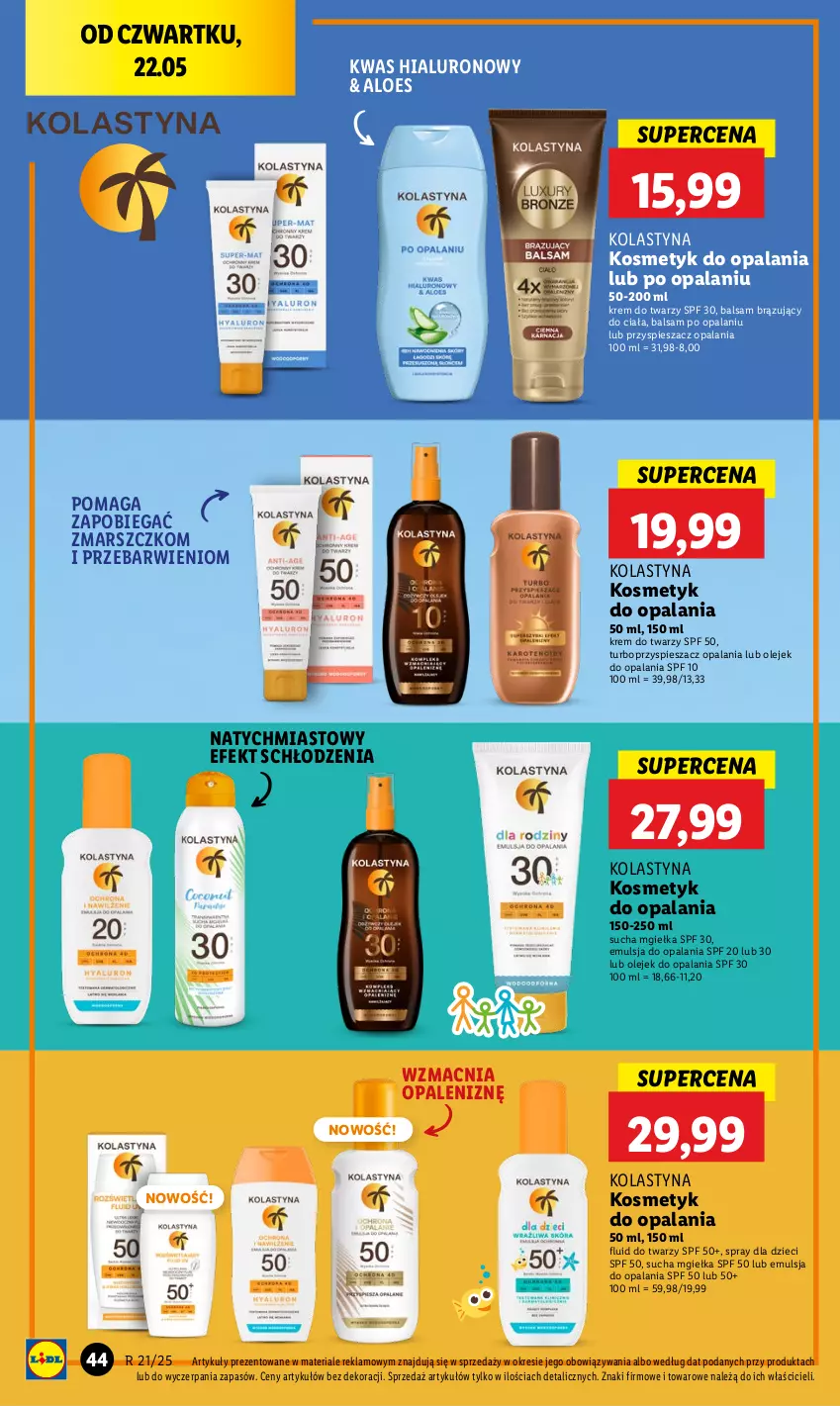 Gazetka promocyjna Lidl - GAZETKA - ważna 22.05 do 24.05.2025 - strona 60 - produkty: Dzieci, Emulsja, Krem do twarzy, Mars, Olej