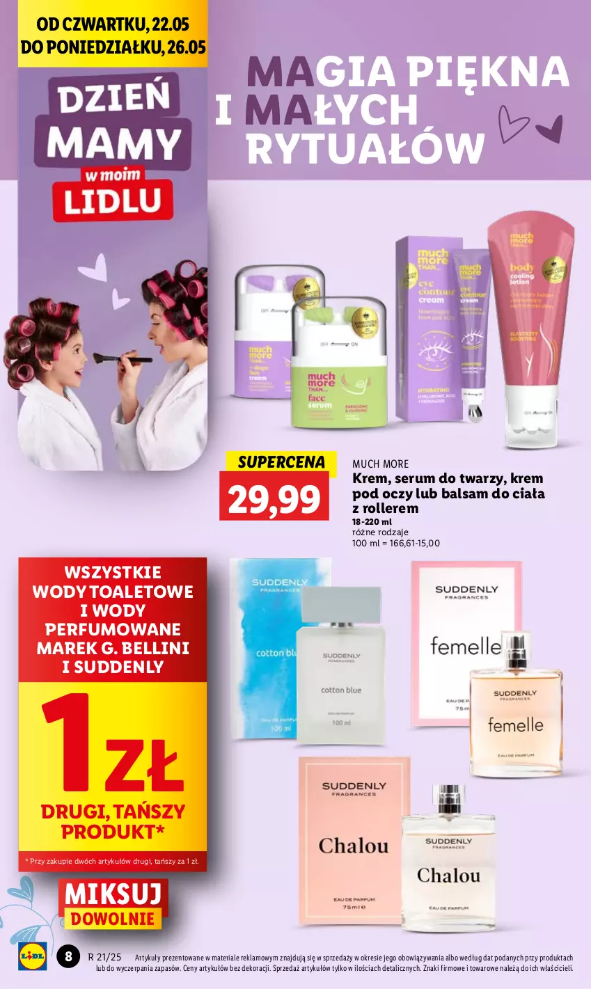 Gazetka promocyjna Lidl - GAZETKA - ważna 22.05 do 24.05.2025 - strona 8 - produkty: Balsam do ciała, Bell, Krem pod oczy, Perfum, Roller, Rum, Ser, Serum, Serum do twarzy