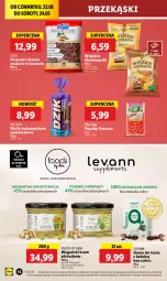 Gazetka promocyjna Lidl - GAZETKA - Gazetka - ważna od 24.05 do 24.05.2025 - strona 54 - produkty: Orzeszki, Krem pistacjowy, Pomidorki, Wafle, Guma do żucia, Orzeszki ziemne, Masło