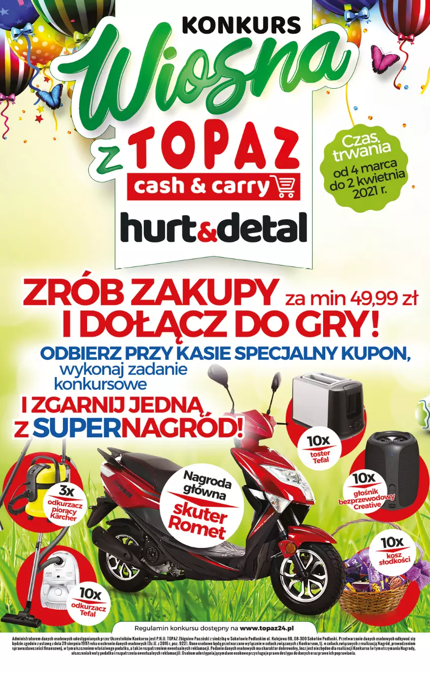 Gazetka promocyjna Topaz - Gazetka - ważna 25.03 do 31.03.2021 - strona 2 - produkty: Top