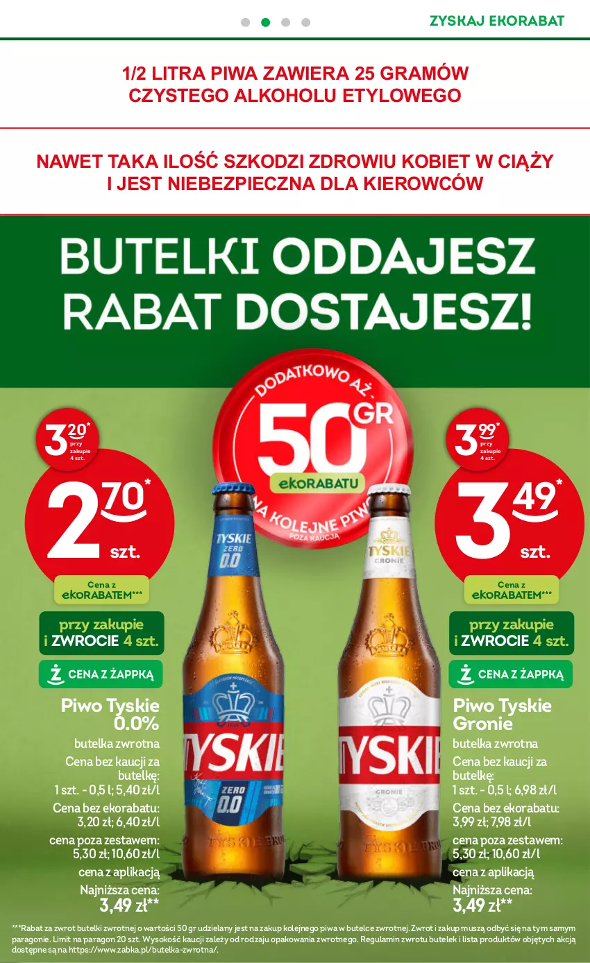 Gazetka promocyjna Żabka - gazetka-promocyjna-27-28-2026 - ważna 01.07 do 14.07.2026 - strona 49 - produkty: Gra, Mus, Olej, Piec, Piwa, Piwo, Sok, Tyskie