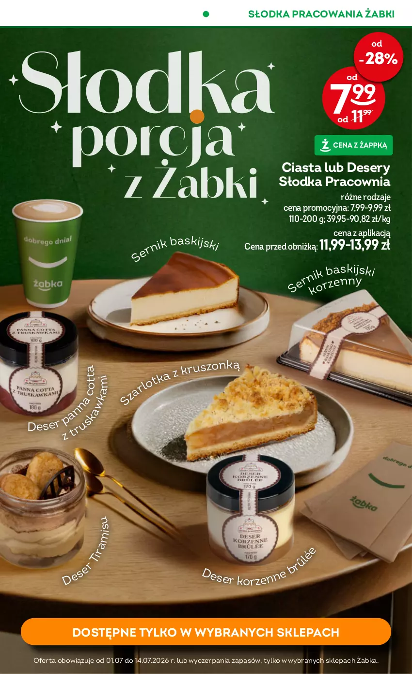 Gazetka promocyjna Żabka - gazetka-promocyjna-27-28-2026 - ważna 01.07 do 14.07.2026 - strona 64 - produkty: Deser, Ser