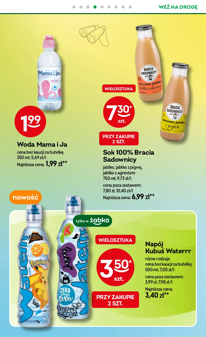 Gazetka promocyjna Żabka - gazetka-promocyjna-27-28-2026 - ważna 01.07 do 14.07.2026 - strona 71 - produkty: Gres, Kubuś, Kubuś Waterrr, Napój, Sok, Woda
