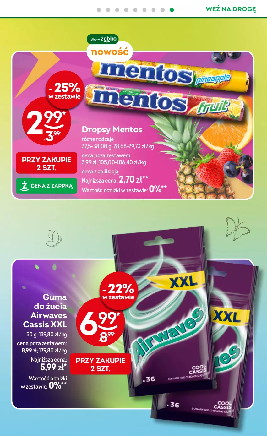 Gazetka promocyjna Żabka - gazetka-promocyjna-27-28-2026 - ważna 01.07 do 14.07.2026 - strona 76 - produkty: Guma do żucia, Mentos
