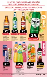 Gazetka promocyjna Netto - Od Poniedziałku - Gazetka - ważna od 01.02 do 01.02.2025 - strona 21 - produkty: Piwa, Piwo, Sok, Koc, Gra, Napój energetyczny, Tyskie, Napoje, Tiger, Tymbark, Syrop, Limonka, Okocim, Napój, Herbapol, Hortex