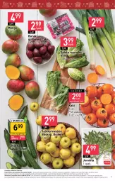 Gazetka promocyjna Stokrotka - Supermarket - Gazetka - ważna od 27.12 do 27.12.2023 - strona 9 - produkty: Warzywa, Por, Kaki, Sałat, Buraki, Owoce, Mango, Mięso, Jabłka