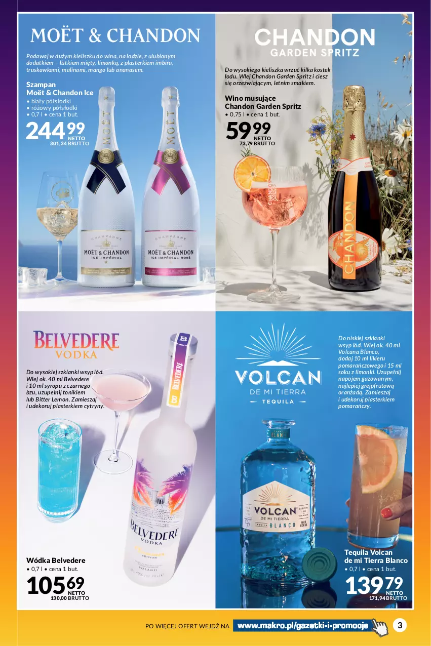 Gazetka promocyjna Makro - Summer Drinks 2023 - oferta z alkoholem - ważna 11.07 do 07.08.2023 - strona 3 - produkty: Ananas, Cytryny, Grejpfrut, Imbir, Lanki, Likier, Mango, Mus, Napoje, Plasterki, Sok, Stek, Syrop, Tequila, Tonik, Wino, Wino musujące, Wódka