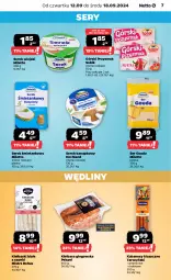 Gazetka promocyjna Netto - Netto Gazetka Food 37/24B - Gazetka - ważna od 18.09 do 18.09.2024 - strona 7 - produkty: Serek wiejski, Ser, Pekpol, Serek kanapkowy, Tarczyński, Serek, Kiełbaski białe, Hochland, Kiełbasa głogowska, Kabanos, Gouda, Kiełbasa