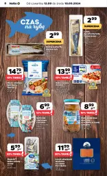 Gazetka promocyjna Netto - Netto Gazetka Food 37/24B - Gazetka - ważna od 18.09 do 18.09.2024 - strona 8 - produkty: Piec, Frosta, Por, Płaty śledziowe, Ryba, Filet z mintaja, Tusz, Koreczki śledziowe, Mintaj, Lisner