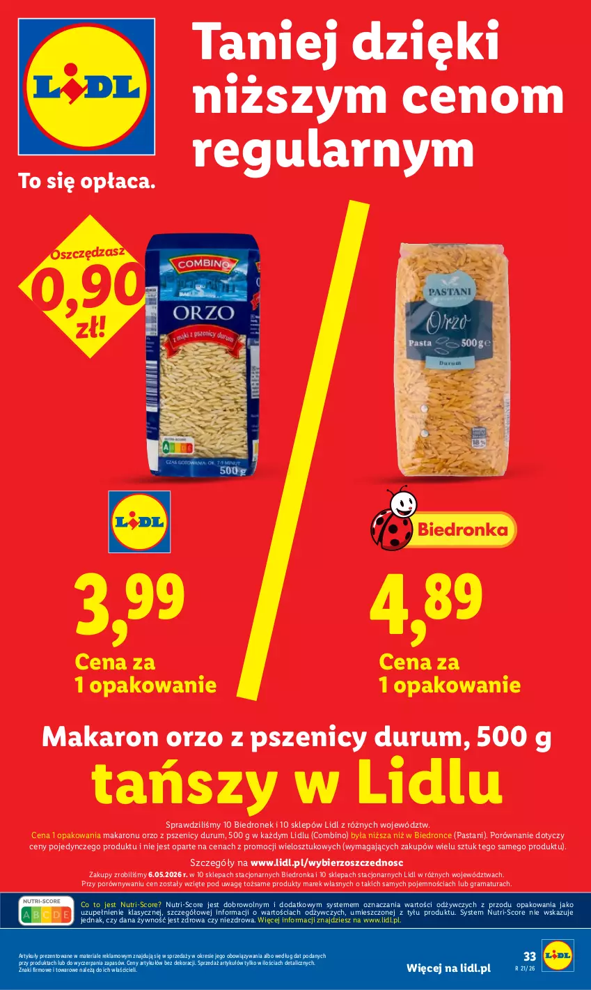 Gazetka promocyjna Lidl - Gazetka ważna od 21.05 do 23.05 - ważna 21.05 do 23.05.2026 - strona 33 - produkty: Gra, Makaron, Por, Rama, Rum