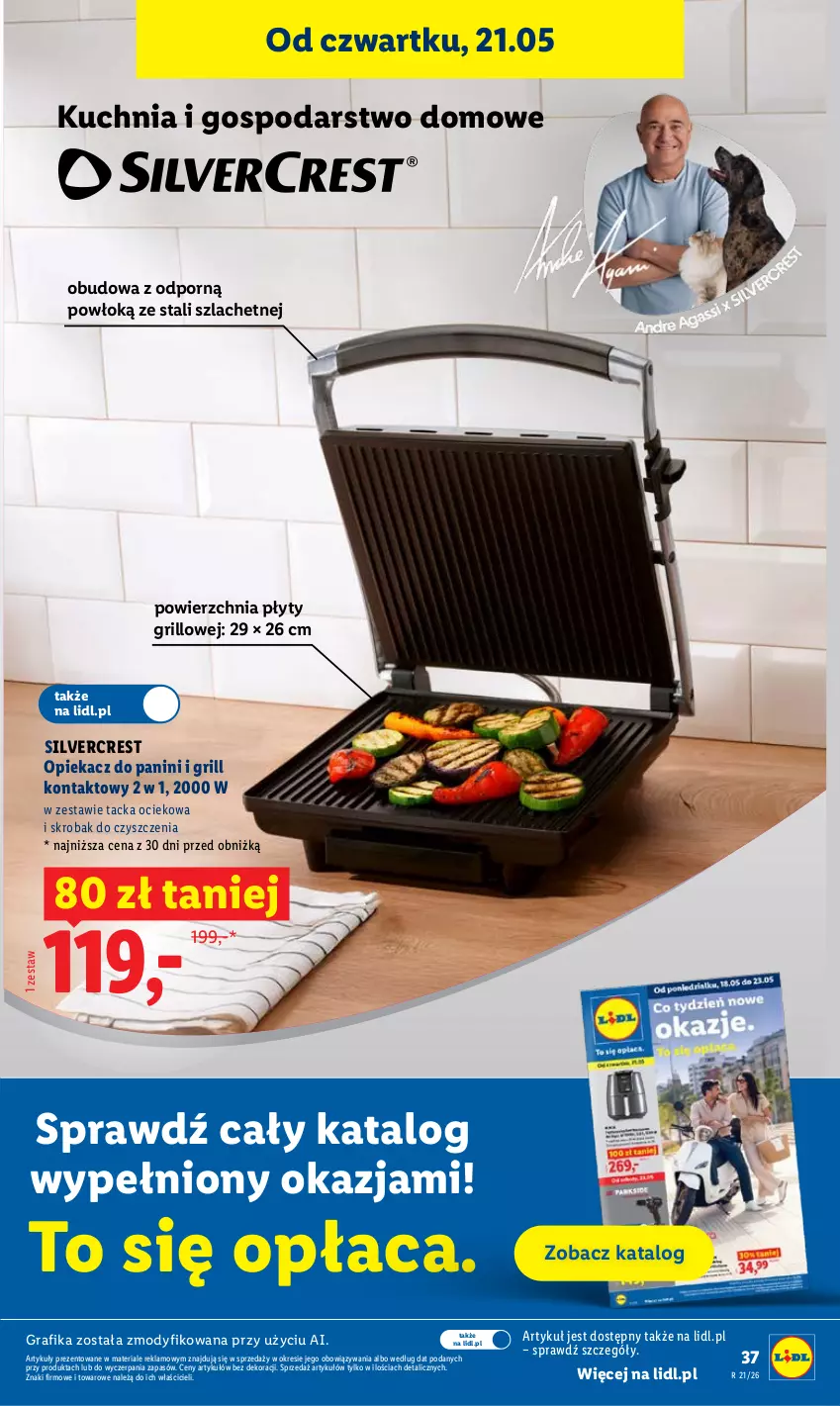 Gazetka promocyjna Lidl - Gazetka ważna od 21.05 do 23.05 - ważna 21.05 do 23.05.2026 - strona 37 - produkty: Gra, Grafika, Grill, Grill kontaktowy, Kuchnia, Por, Silvercrest