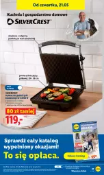 Gazetka promocyjna Lidl - Gazetka ważna od 21.05 do 23.05 - Gazetka - ważna od 23.05 do 23.05.2026 - strona 37 - produkty: Silvercrest, Por, Gra, Grill kontaktowy, Kuchnia, Grill, Grafika