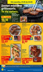 Gazetka promocyjna Lidl - Gazetka ważna od 21.05 do 23.05 - Gazetka - ważna od 23.05 do 23.05.2026 - strona 48 - produkty: Kurczak, Jogurt, Karkówka wieprzowa, Stek, Skrzydełka z kurczaka, Grill
