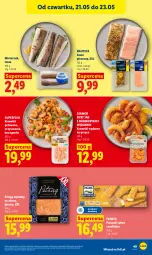 Gazetka promocyjna Lidl - Gazetka ważna od 21.05 do 23.05 - Gazetka - ważna od 23.05 do 23.05.2026 - strona 51 - produkty: Piec, Frosta, Paluszki rybne, Tusz, Pstrąg, Krewetki, Pstrąg wędzony