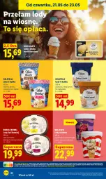 Gazetka promocyjna Lidl - Gazetka ważna od 21.05 do 23.05 - Gazetka - ważna od 23.05 do 23.05.2026 - strona 70 - produkty: Por, Bourbon, Jogurt, Tarta, Lody, Czekolada, Brownie, Jagodzianka