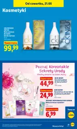 Gazetka promocyjna Lidl - Gazetka ważna od 21.05 do 23.05 - Gazetka - ważna od 23.05 do 23.05.2026 - strona 89 - produkty: Pur, Podkład do twarzy, Calvin Klein, Maska do twarzy, Tera, Tusz, Woda toaletowa, Woda, Maska, Podkład