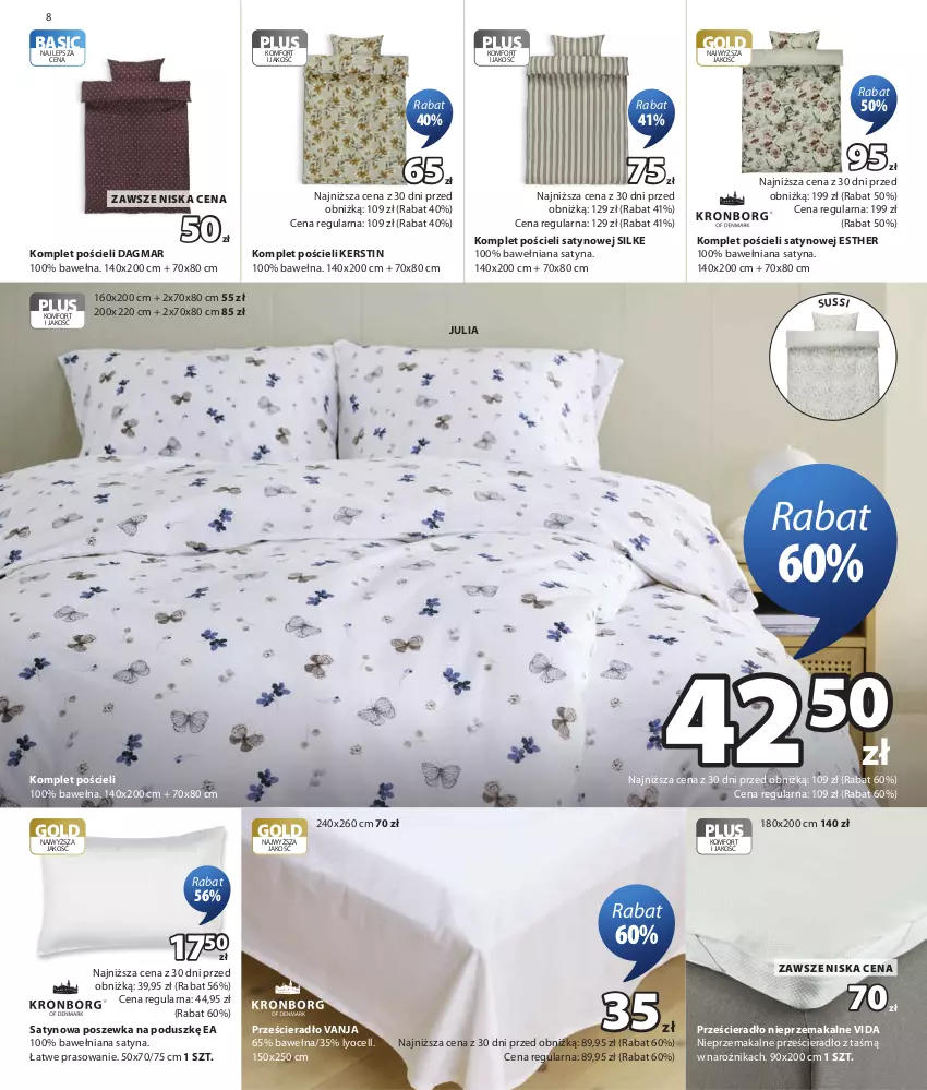 Gazetka promocyjna Jysk - Oferta tygodnia - ważna 22.07 do 09.08.2026 - strona 9 - produkty: Komplet pościeli, Narożnik, Pościel, Poszewka, Prześcieradło, Wełna