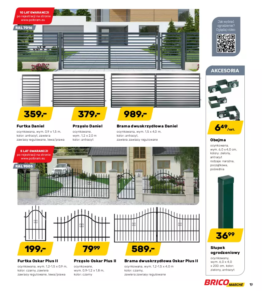 Gazetka promocyjna Bricomarche - Gazetka - ważna 17.03 do 28.03.2021 - strona 19 - produkty: Cynk, Rama, Słupek