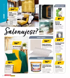 Gazetka promocyjna Bricomarche - Gazetka - Gazetka - ważna od 28.03 do 28.03.2021 - strona 2 - produkty: Tapeta, Rum, Koc, Farba lateksowa, Rolki, Paleta, Dekoral, Poduszka, Fa