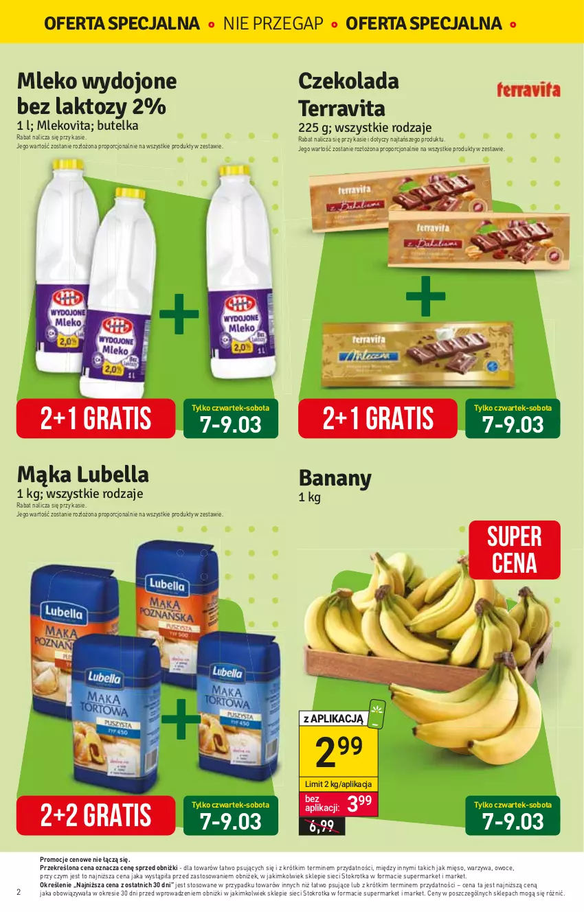 Gazetka promocyjna Stokrotka - Supermarket - ważna 07.03 do 13.03.2024 - strona 2 - produkty: Gra, Mięso, Mleko, Mlekovita, Owoce, Por, Warzywa