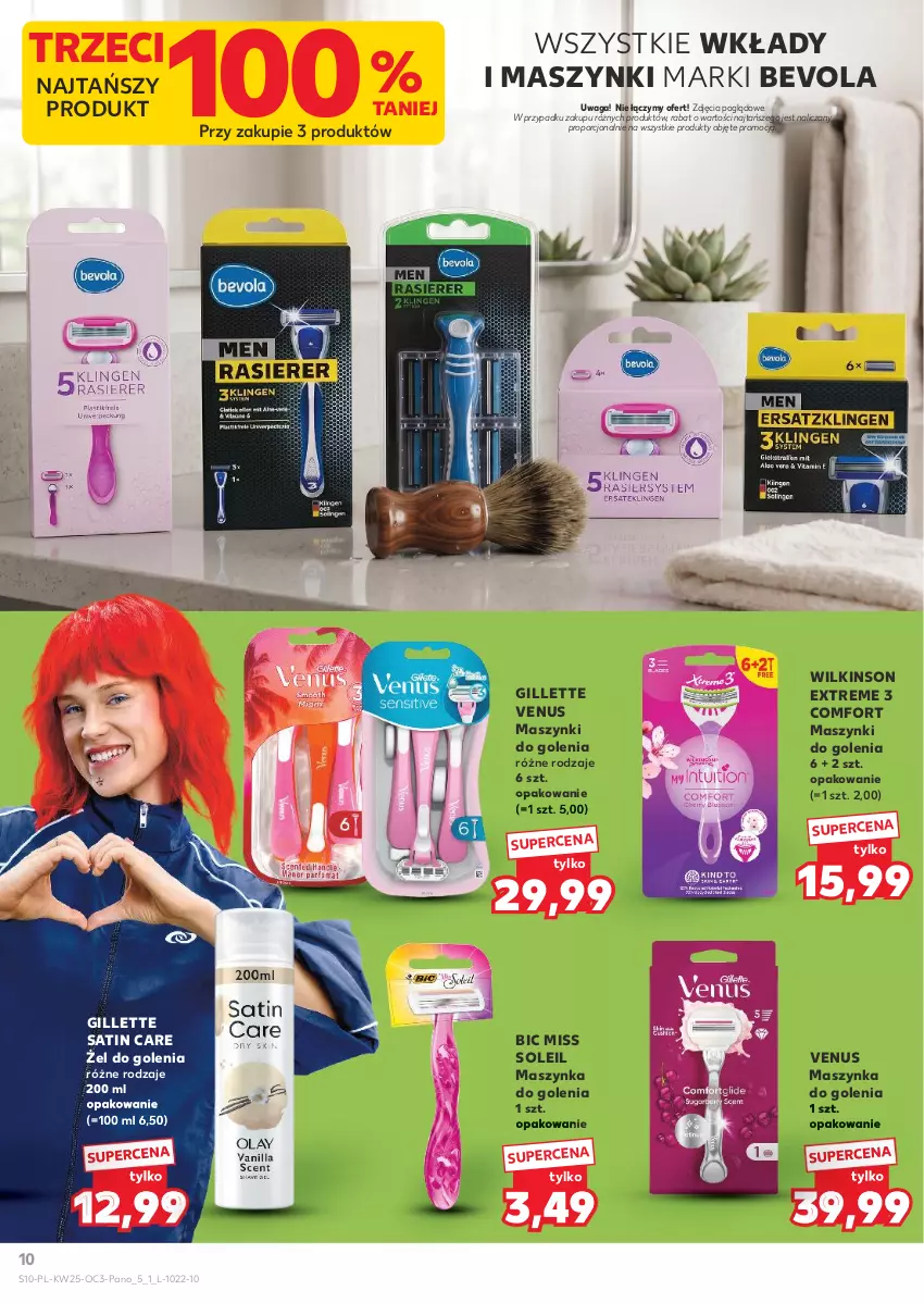 Gazetka promocyjna Kaufland - Kaufland - ważna 18.06 do 01.07.2026 - strona 10 - produkty: BIC, Gillette, Gillette Venus, Maszynka, Maszynka do golenia, Por, Sati, Szynka, Venus, Waga