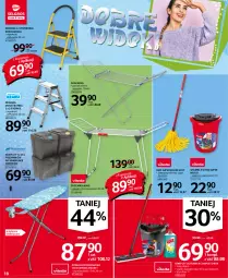 Gazetka promocyjna Selgros - Oferta przemysłowa - Gazetka - ważna od 01.09 do 01.09.2021 - strona 18 - produkty: Top, Sok, Mop, Drabina, Deska do prasowania, Ajax, Rama, Kije, Pojemnik, Wiadro, Suszarka