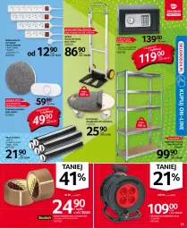 Gazetka promocyjna Selgros - Oferta przemysłowa - Gazetka - ważna od 01.09 do 01.09.2021 - strona 31 - produkty: Por, Dzwonek, Sejf, Tran, Regał, Sport, Wózek, Taśma pakowa, Płyta, Waga, Regał metalowy