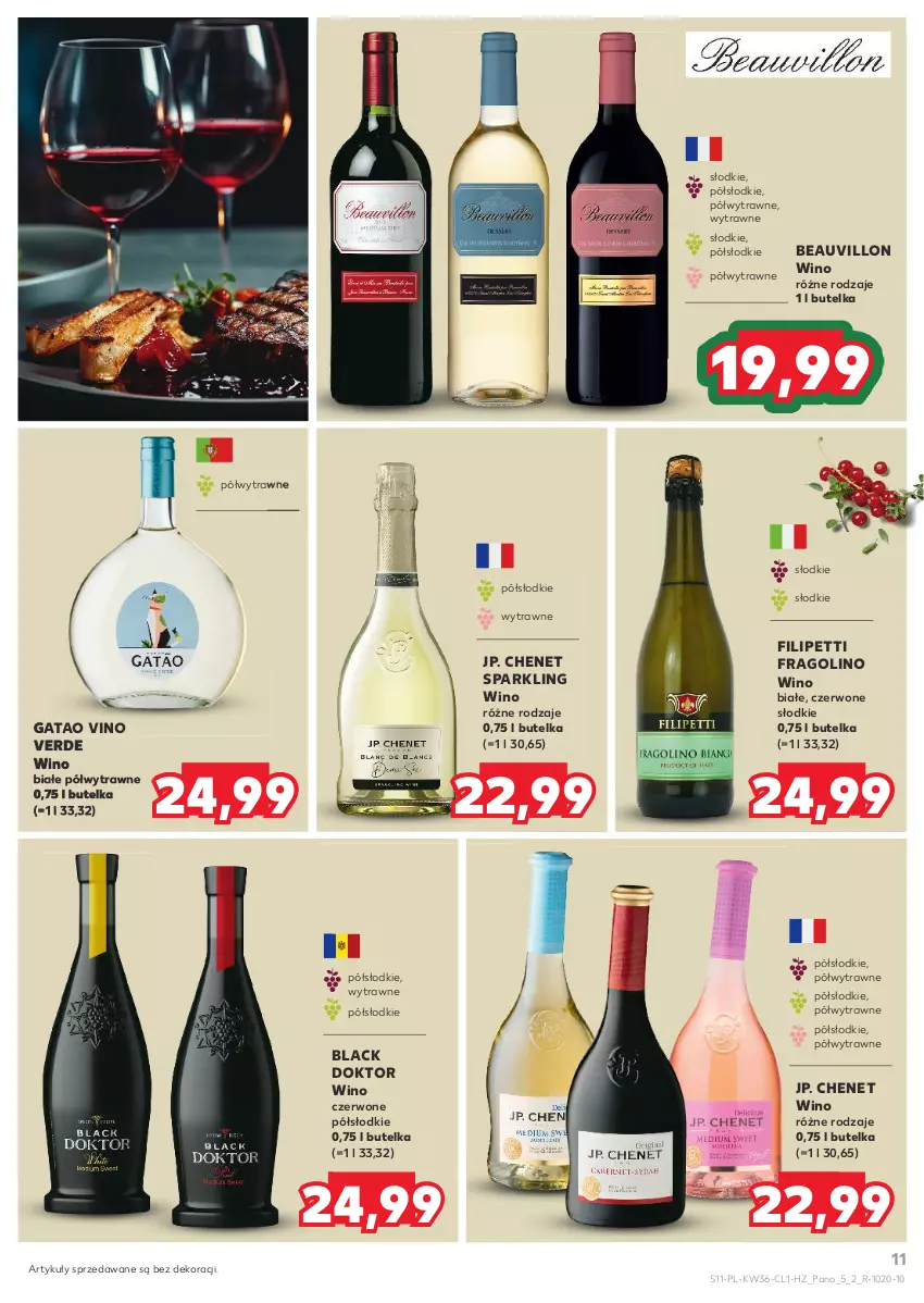 Gazetka promocyjna Kaufland - Barek Kauflandu - ważna 05.09 do 18.09.2024 - strona 11 - produkty: Lack, Wino, Wino białe, Wino czerwone