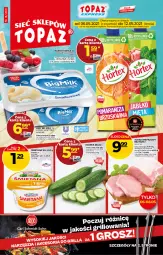 Gazetka promocyjna Topaz - Gazetka - Gazetka - ważna od 12.05 do 12.05.2021 - strona 1 - produkty: Top, Piątnica, Ogórek, Big Milk, Lody, Schab wieprzowy, Napój, Hortex