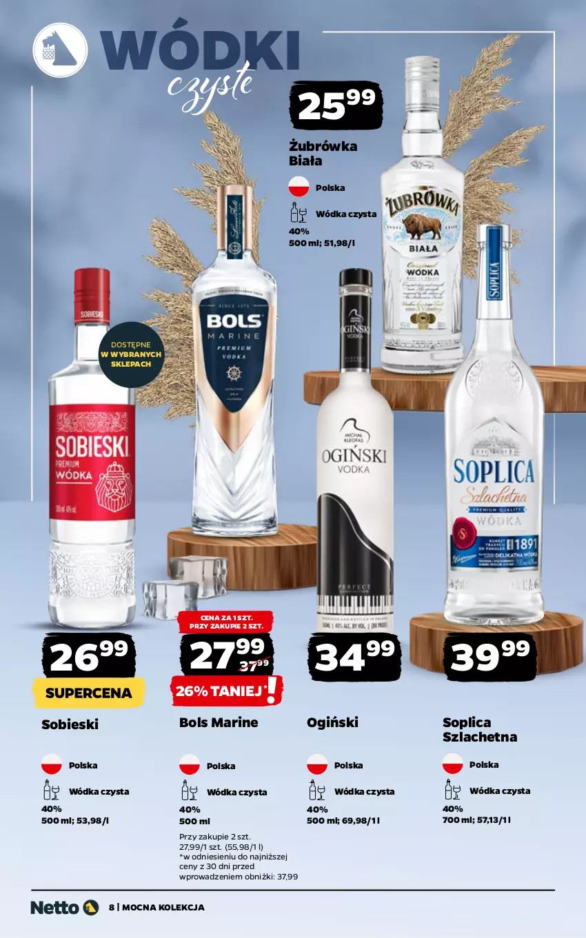 Gazetka promocyjna Netto - Alkohole - Mocne - ważna 27.10 do 08.11.2025 - strona 8 - produkty: Bols, Ogiński, Soplica, Wódka